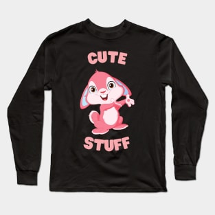 Cute Stuff Rabbit Bunny Kawaii Long Sleeve T-Shirt